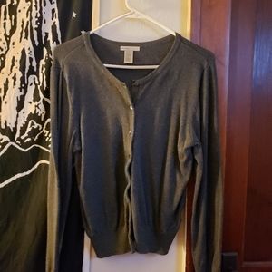 Dark Gray H&M button-down light sweater